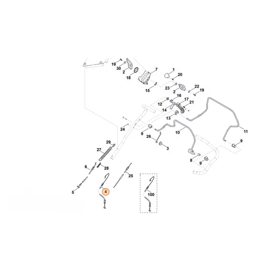Stihl  Cięgno 6374 700 7531